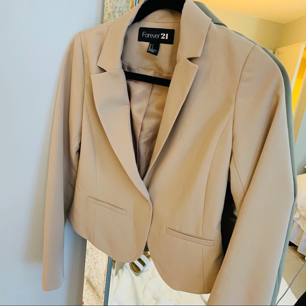 Forever 21 tan blazer